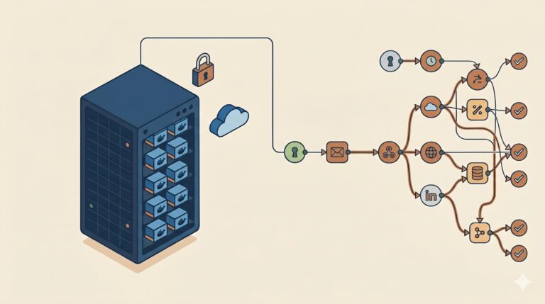 Installation n8n self-hosted freelance sur serveur VPS avec architecture Docker et reverse proxy