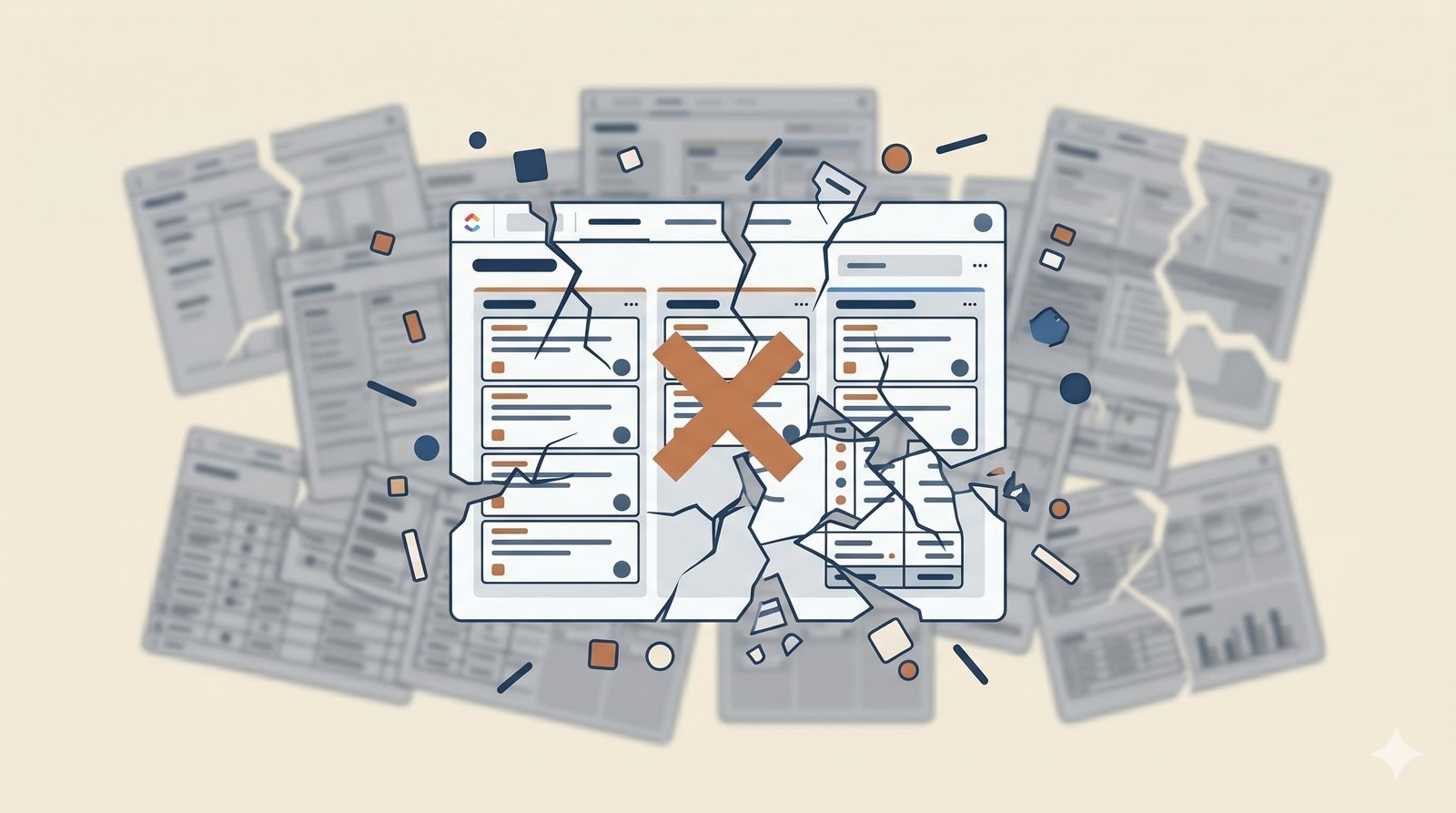 Templates Notion payants à 49 € : illustrations des erreurs structurelles courantes